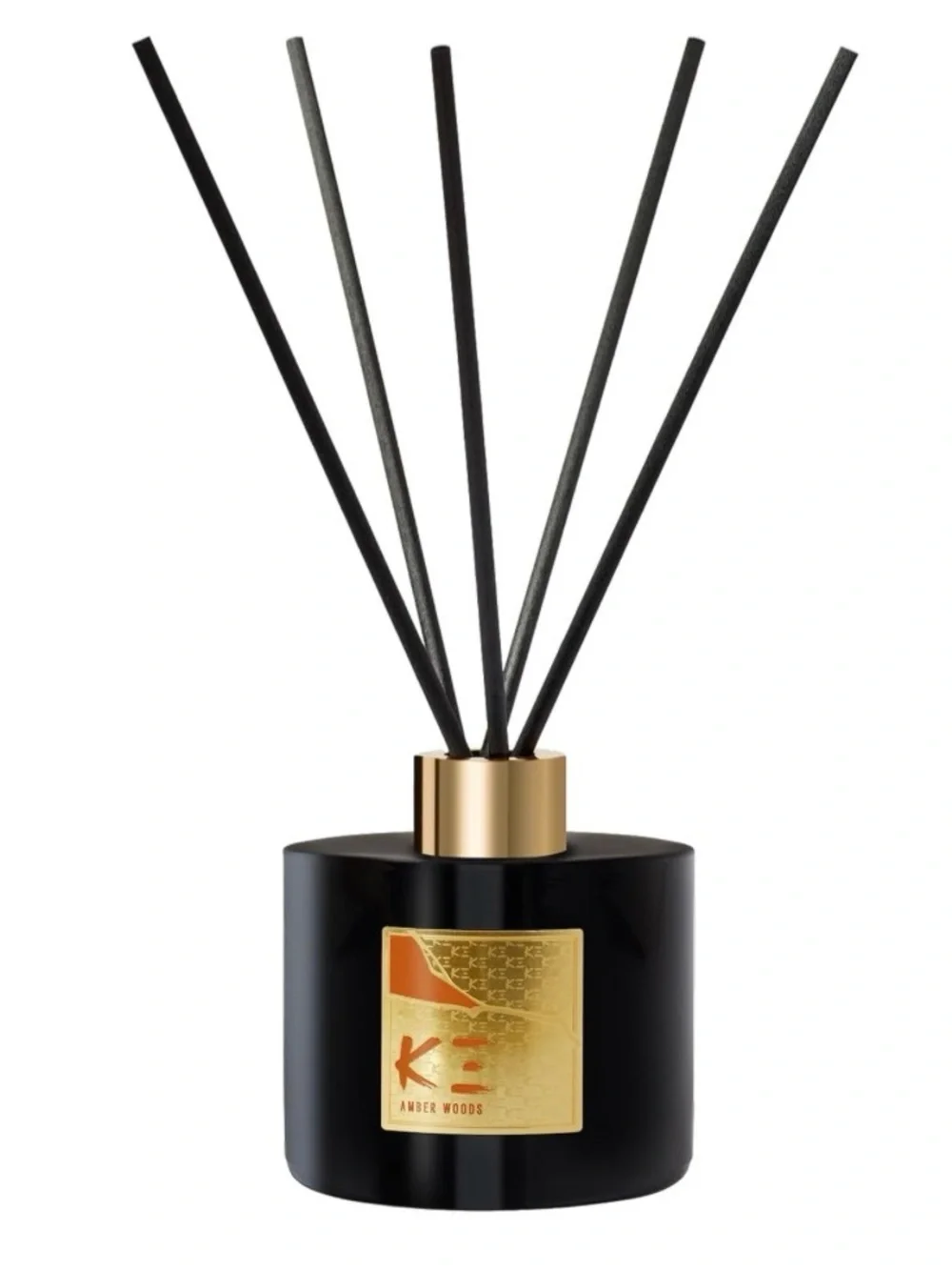 KÉ Amber Woods Reed Diffuser - Warm Woody Scent with Spiced Notes 092